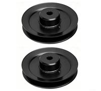 Polea tensora plana 539113962 para cortacéspedes Z246I RZ5424 - Pieza de repuesto de rodillo tensor de cubierta de servicio 3-1/2 pulgadas OD (2 piezas)