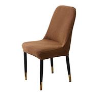 Poliéster Jacquard Curvado Fundas para Sillas de Comedor Resistente al Desgaste Antideslizante Fundas Sillas Comedor Estiramiento Lavable para Cocina Restaurante hogar -café-Set of 4