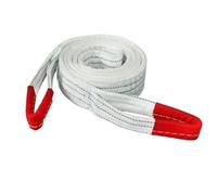 Polipasto Eléctrico Trenzado de poliéster resistente al desgaste, eslinga de elevación, grúa de elevación, correa plana Industrial, peso del rodamiento 1-2T(2 Ton Length 3m)