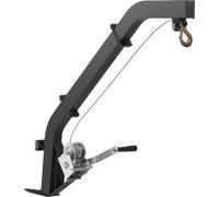 Polipasto para colgar ciervos en árboles, con una capacidad de carga de 159 kg, sistema de elevación con winch y correa de trinquete para la caza, ideal para colgar ciervos, despellejar, limpiar, colg