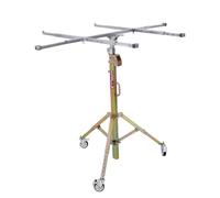 Polipasto para paneles de yeso con brazo telescópico, rueda bloqueable, altura ajustable, ahorro de mano de obra, carro de herramientas para una instalación eficiente