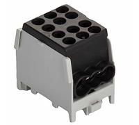 Pollmann HLAK 25 1/4 M2 - Abrazadera de derivación (1/4), color negro
