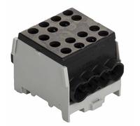Pollmann HLAK 35-1/6 M2 - Terminales de derivación para cables principales (1 unidad), color negro