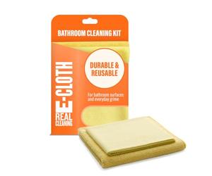 Polti EBP E-Cloth Kit 2 Paños de Microfibra para la Limpieza del Baño, Absorbentes, Lavables a Máquina a 90°, Limpieza Sin Productos Químicos, Elimina la Suciedad y la Cal sin Dejar Manchas, Amarillo