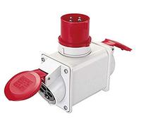 Poly Pool PP0643X Adaptador Doble con Enchufe y 2 Tomas IEC309