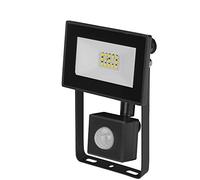 POLY POOL PP3136 Proyector Luz LED de Exterior Portátil 10W 970LM Foco con Sensor Crepuscular con Estribo de Fijación Regulable Faro LED Externo Impermeable de Garaje Obra Campamento