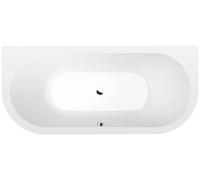 Polysan - Bañera irregular VIVA D, 175x80x47 cm, blanca 89119