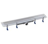 Polysan - Canaleta de ducha 91 cm, con rejilla, acero inoxidable 73661