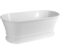 Polysan Delonix bañera exenta 170x84 cm oval blanco 92130