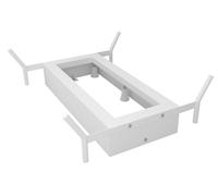 Polysan - Estructura de soporte para bañera Reduta, 1500x750 mm, blanco mate 72830W