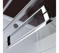 Polysan Lucis Line - Mango cuadrado, 20x340x36 mm, par, cromado 92888