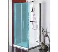 Polysan Lucis Line - Pared lateral de ducha 80 cm, cristal transparente DL3315