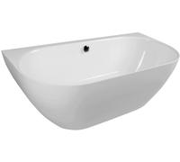 Polysan Pagoda bañera de pared 170x85 cm oval blanco 72976