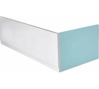 Polysan, panel frontal para inodoro, lado izquierdo, 180x52 cm, blanco