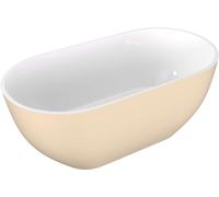 Polysan Reduta - Bañera exenta, 150x75 cm, beige mate/blanco 71843.82