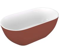 Polysan Reduta - Bañera exenta, 150x75 cm, marrón mate/blanco 71843.72