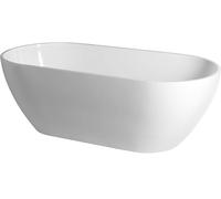 Polysan Reduta bañera exenta 150x75 cm oval blanco 72843