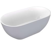 Polysan Reduta - Bañera exenta, 171x81 cm, gris/blanco mate 71842.32