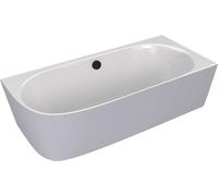 Polysan Sussi - Bañera 160x71 cm, derecha, gris mate/blanco 90191R.32