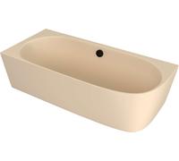 Polysan Sussi - Bañera 160x71 cm, izquierda, beige mate 90191L.81