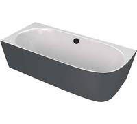 Polysan Sussi - Bañera 160x71 cm, izquierda, gris mate 90191L.52