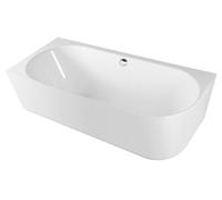 Polysan Sussi - Bañera de esquina L 170x70 cm, blanca 90177L
