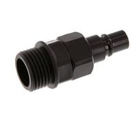 POM DN 7.2 Tapón de acoplamiento G 1/2 pulgadas rosca macho doble cierre