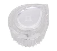 Pomo de ducha de repuesto para 100710 kit de mango acrílico transparente de una sola palanca control de grifo de baño indicador de temperatura claro 7,19 cm