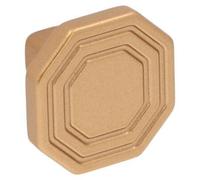 Pomo para muebles de zamak. Diámetro: 30 mm x 23 mm. Color: Oro Milan. Lote de 25 unidades