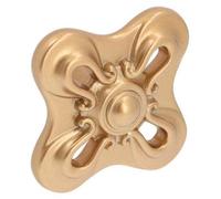 Pomo para muebles de zamak. Diámetro: 34 mm x 25 mm. Color: Oro Milan. Lote de 25 unidades