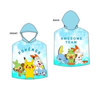 Poncho toalla pokemon 55x110 cm.