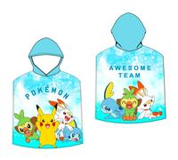Poncho toalla pokemon microfibra