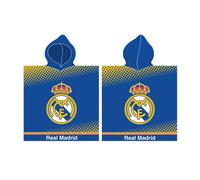 Poncho toalla real madrid algodon