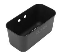 Pongnas Cesta Coladora para Fregadero Colgante - Colector de Alimentos de Cocina de Acero Inoxidable 304 para Filtrar Residuos, Lavar Verduras y Frutas, Desagüe - 7,3 X 3,8 X,5 Pulgadas (BLACK)