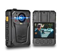 ponycam Cámara corporal HD 1512P con estabilización electrónica de imagen, tiempo de grabación de 13 horas, batería integrada de 3600 mAh, cámara corporal de policía con grabación de audio, visión