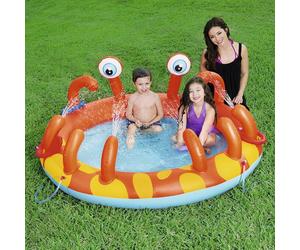 POOL PLAY CENTER JUEGO INFLABLE CON JUEGOS JARDÍN DE CANGREJO DE AGUA 32233