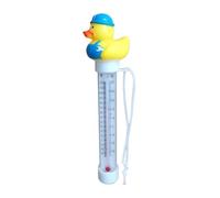 Pool Thermometer Duck, Floating Temperature Gauge, Easy Read Lcd Display, Durabled String Attachment Yellow Cute for Outdoor Indoor Spas, Water Monitoring,m7.87 Inches