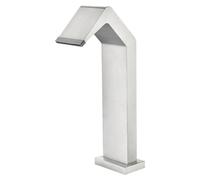 Poolimex Cascada de agua Niagara (L x An x Al: 5,5 x 15 x 68 cm, Acero inoxidable, Cromo)