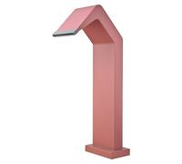 Poolimex Cascada de agua Niagara (L x An x Al: 5,5 x 15 x 68 cm, Acero inoxidable, Rosa coral)