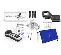 PoolLab 2.0 con 70 pastillas de prueba y "EXTRA Refill Pack" Special Edition para MediMuc - 24 parámetros - App, software - medición de hasta 3 parámetros en una sola prueba