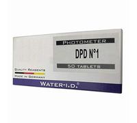 PoolLab 50 1.0 Tabletas de fotómetro DPD N° 1 para Cloro (Libre)/bromo/cl. Prueba de dióxido y ozono