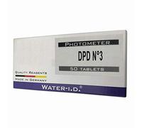 PoolLab 50 1.0 Tabletas de fotómetro DPD N° 3 para Cloro (Combinado/Total) y ozono/Pruebas