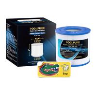 POOLPURE Filtro Spa de repuesto para PWW10, Unicel C-4310, Filbur FC-3077, Excel Filters XLS-435, Aladdin 11003, Baleen AK-3006, Darlly 40101, Thermo Spa FL1003, SD-00260 Hot Tub Filter, paquete de 1