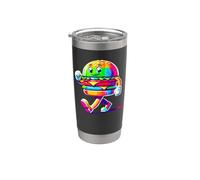 Pop Art Burger Comida Rápida Hamburguesa Hamburguesas Vaso térmico de acero inoxidable de doble pared