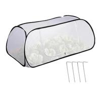Pop-Up Winter Garden Row Cover, Cold-Protection Frost Shield for Raised Bed | Instant Pop-Up Greenhouse Tunnel for Snow and Freeze Defense, Accelerated Growth Shelter for Outdoor Vegetables and Flowers