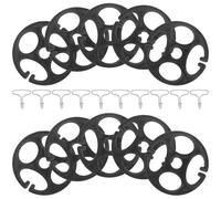 POPETPOP 10 Ganchos de Metal para Fundas de Asiento de Coche, Instalación Rápida y Resistencia Flexión, Accesorios de Plástico para Interior de Vehículo