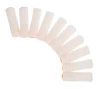 POPETPOP 10 Piezas Rodillo de Pintura Mini de 4 Pulgadas Cabezal de Algodón Blanco Seguro y Suave para Pintar Paredes y Casas Precisión en Esquinas