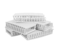 POPETPOP 10 Unidades Tapa Ciega para Caja de Distribución 12 Módulos de | Diseño Encajable y Modular, Corte Fácil y Reposicionable, para Mantenimiento Interior y Aspecto Limpio