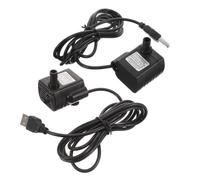 POPETPOP 2 Piezas Bomba de Agua Sumergible para Fuente de Sobremesa, Mini Bomba USB Silenciosa, 200 L/h, Plástico Compacto para Fuente Interior y Pecera