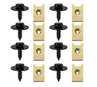 POPETPOP 40piezas Kit Tornillos Autoperforantes Hexagonales y Arandelas de Fijación para Parachoques Compatible con Benz de Sujeción Resistente para Reparaciones de Carrocería
